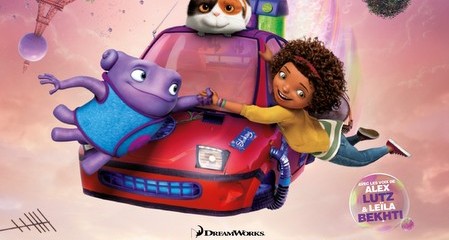 Affiche du film d'animation En Route de DreamWorks