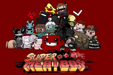 Affiche du jeu super meat boy sur ps4