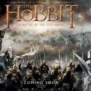 la bataille des cinq armées affiche hobbit 3