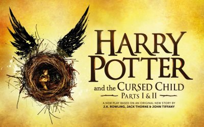 Couverture de la version anglaise du livre Harry Potter and the Cursed Child