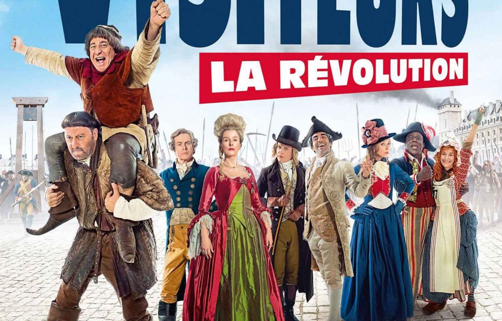 Affiche du film Les visiteurs La Révolution avec Clavier, Reno et Testud